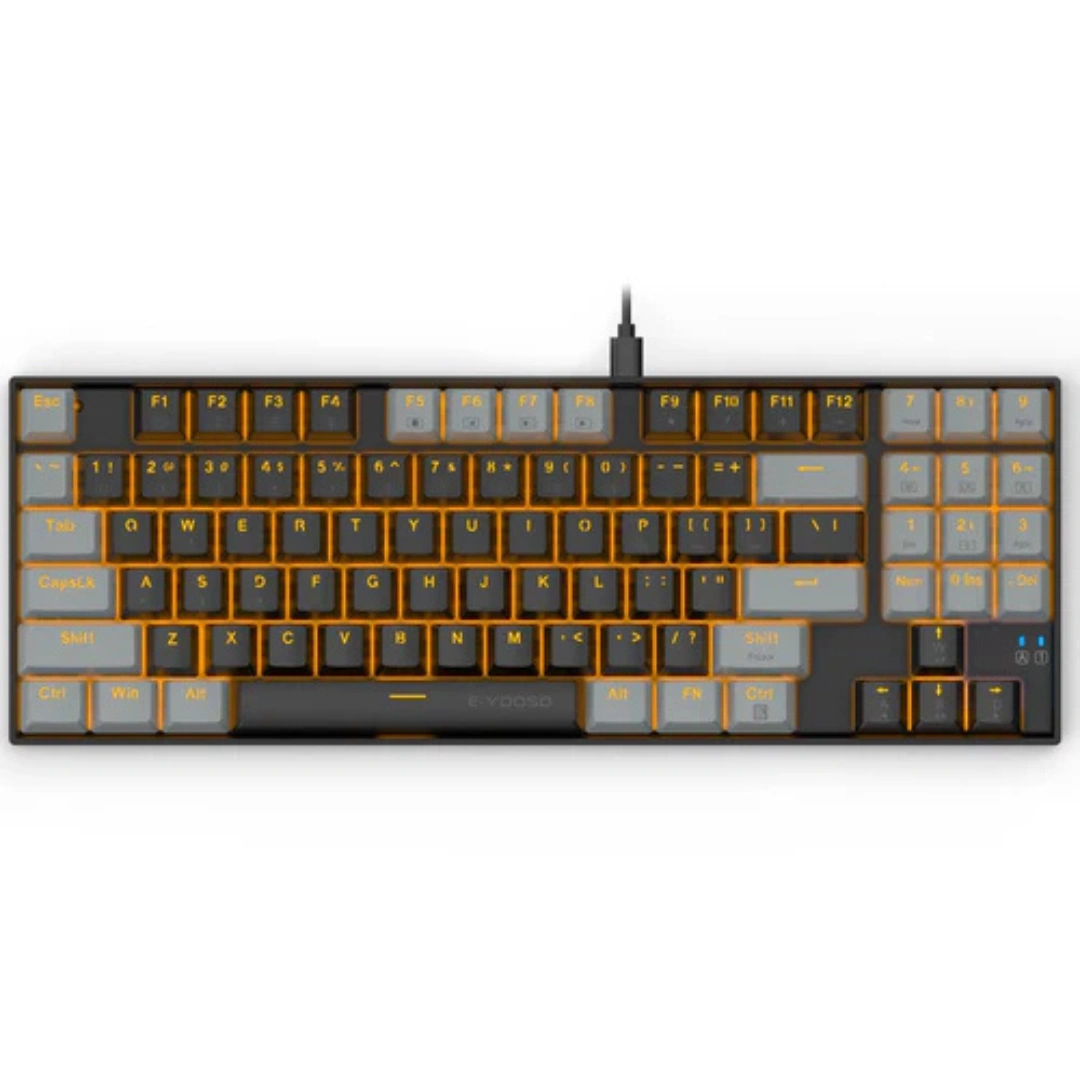E-YOOSO Z-13 Single Light 89 Keys Mechanical Keyboard Black/Gray - Image 4