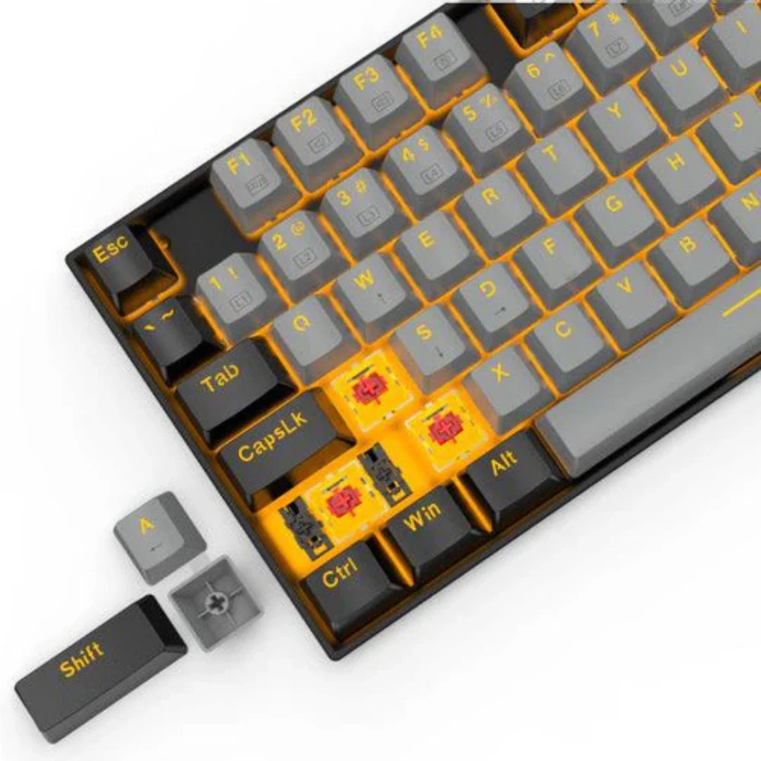 E-YOOSO Z-13 Single Light 89 Keys Mechanical Keyboard Black/Gray - Image 3