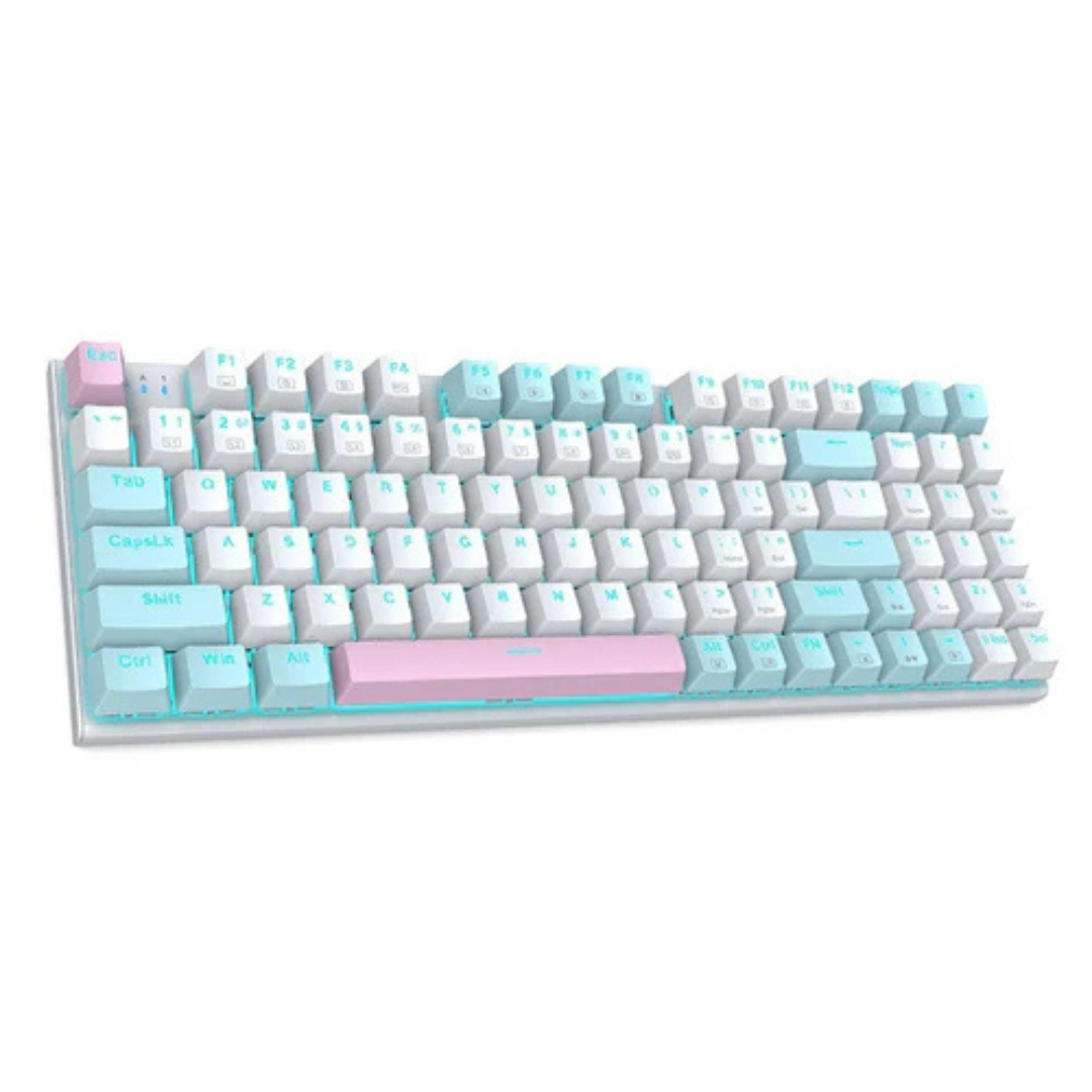 E-YOOSO Z-19 Single Light 94 Keys Hot Swappable Mechanical Keyboard Blue/White - Image 8