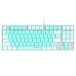 E-YOOSO Z-13 Single Light 89 Keys Mechanical Keyboard White/Light Blue
