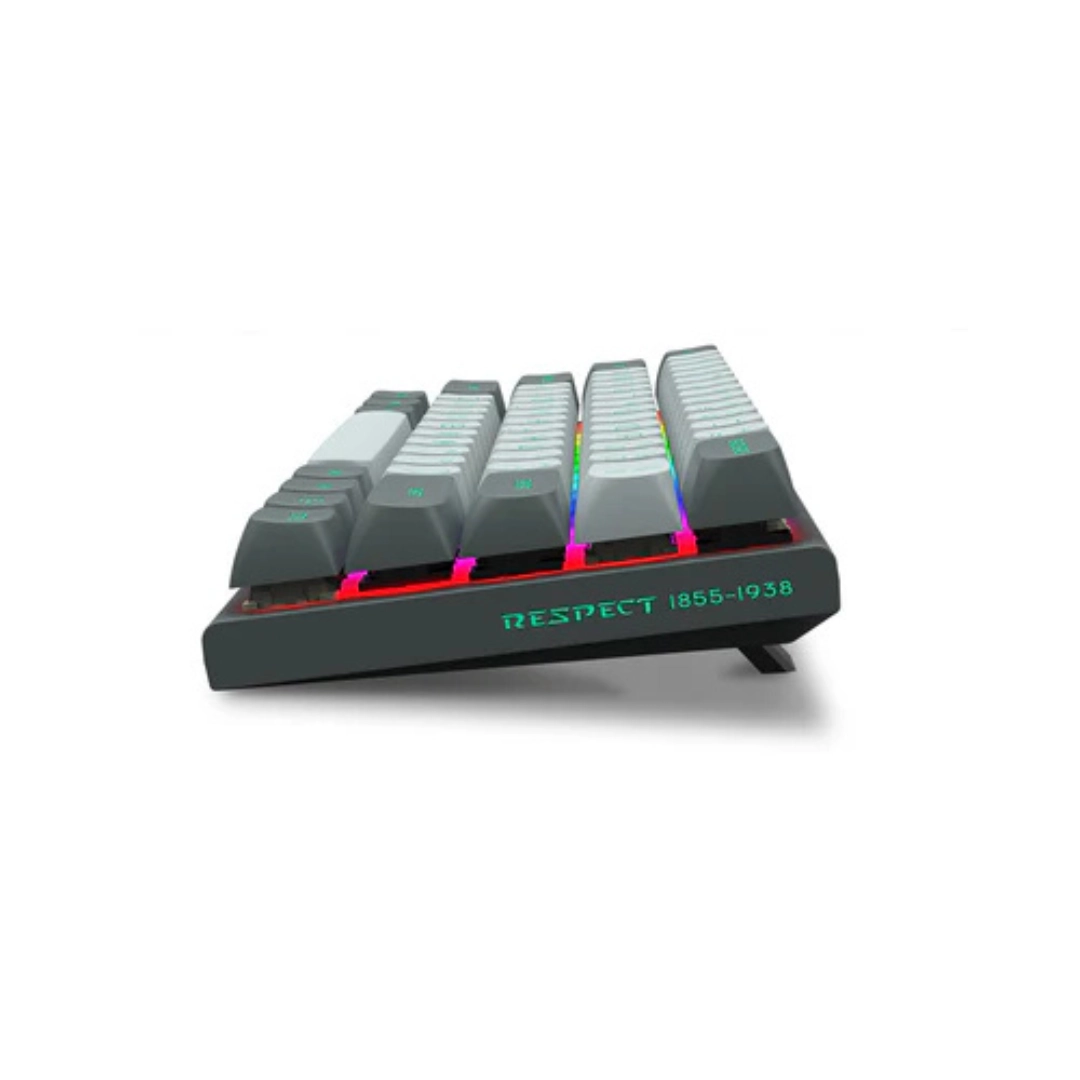 E-YOOSO HZ-61 RGB 61-Keys Hot-Swappable Mechanical Keyboard Gray/ Black - Image 8