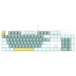 E-Yooso Z-14 Single Light 104 Keys Mechanical Keyboard White/Grey