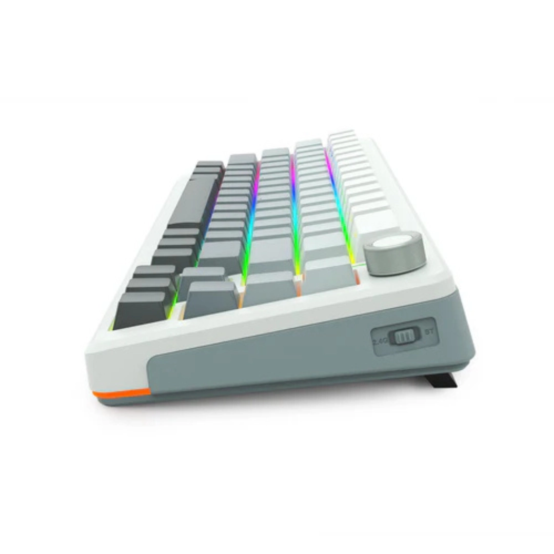 E-YOOSO Z-68 Tri-Mode RGB 67 Keys Mechanical Keyboard Gradient Grey - Image 6