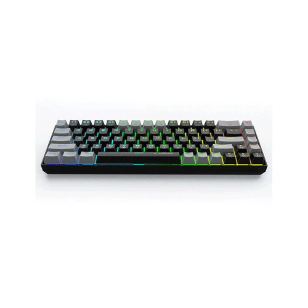 E-YOOSO Z-686 RGB 68-Keys Hot Swappable Mechanical Keyboard Grey/Black - Image 4