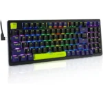 E-Yooso Z-94 Single Light 94-Keys Hot-Swappable Wired Mechanical Keyboard Deep Purple