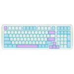 E-YOOSO Z-99 RGB 99-Keys Tri-Mode Mechanical Keyboard White/Blue/Purple