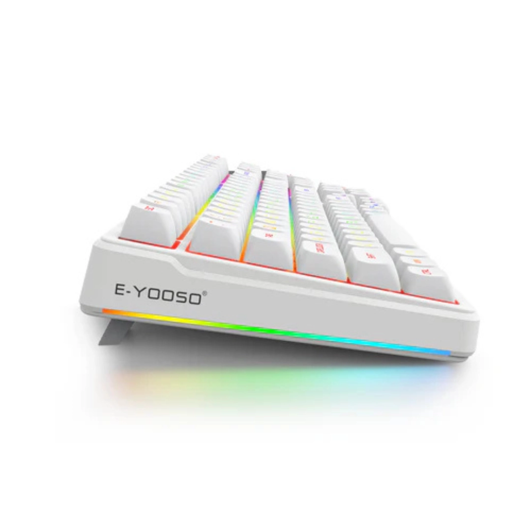 E-YOOSO Z-99 RGB 99-Keys Wired Mechanical Keyboard White - Image 6