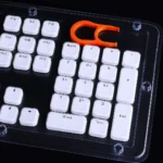 E-YOOSO 104-Key Transparent Backlit Mechanical Keycaps Set