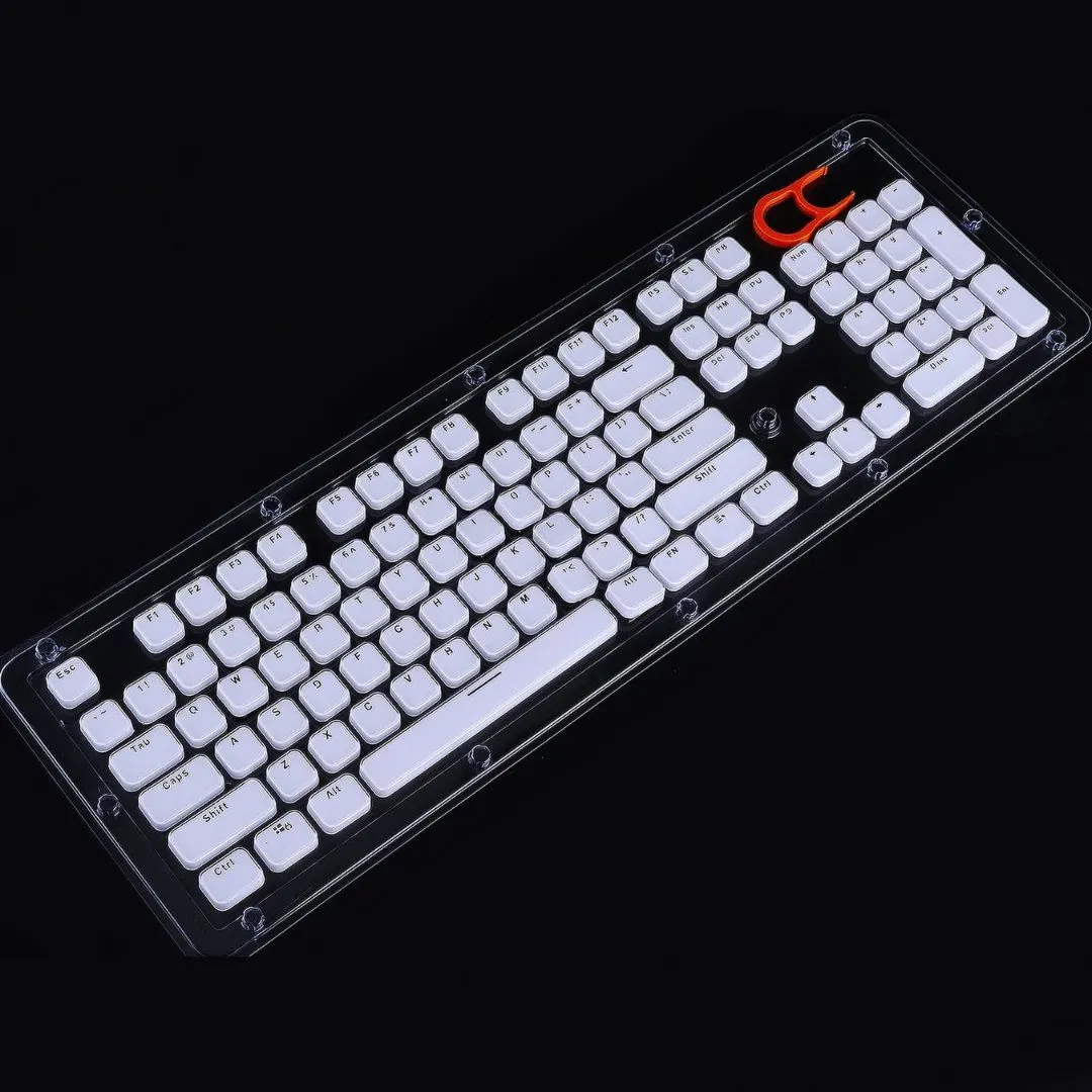 E-YOOSO 104-Key Transparent Backlit Mechanical Keycaps Set - Image 4