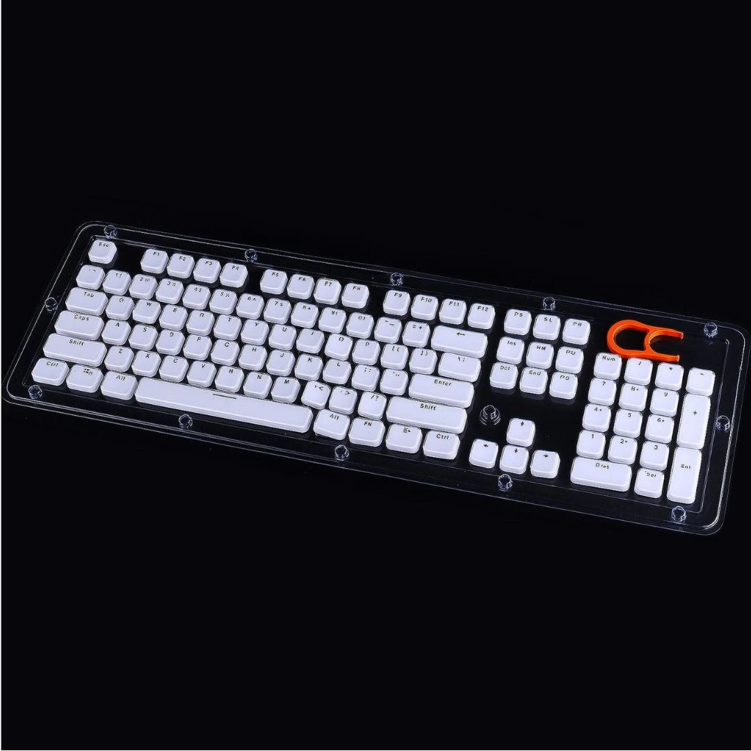 E-YOOSO 104-Key Transparent Backlit Mechanical Keycaps Set - Image 5