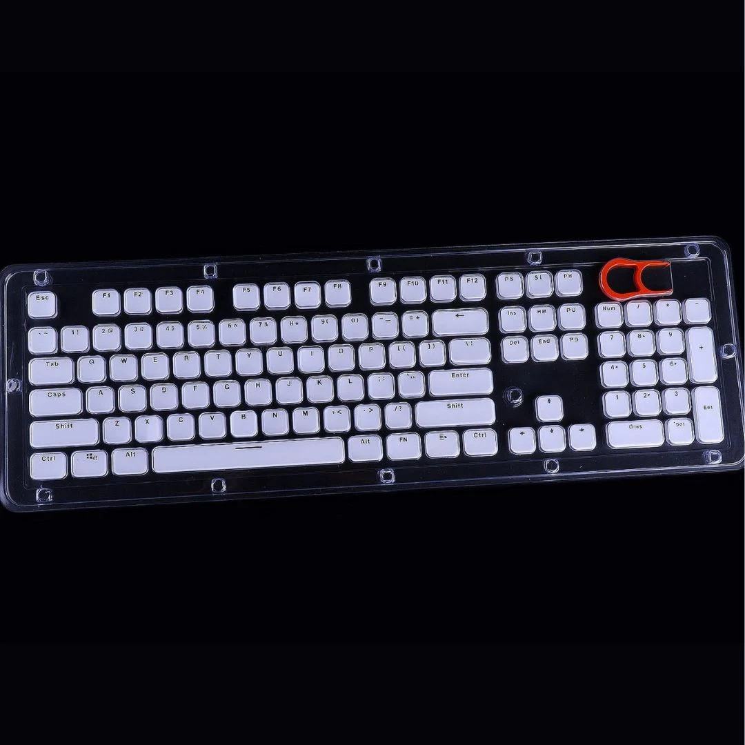 E-YOOSO 104-Key Transparent Backlit Mechanical Keycaps Set - Image 6