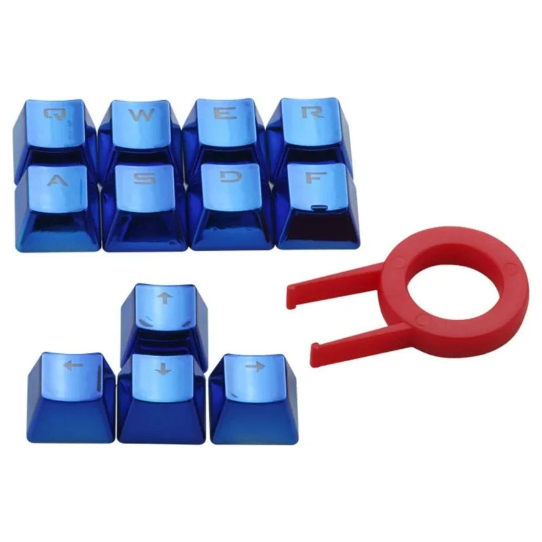 E-YOOSO 12Pcs PBT Metal Keycaps for Mechanical Keyboard - Image 4