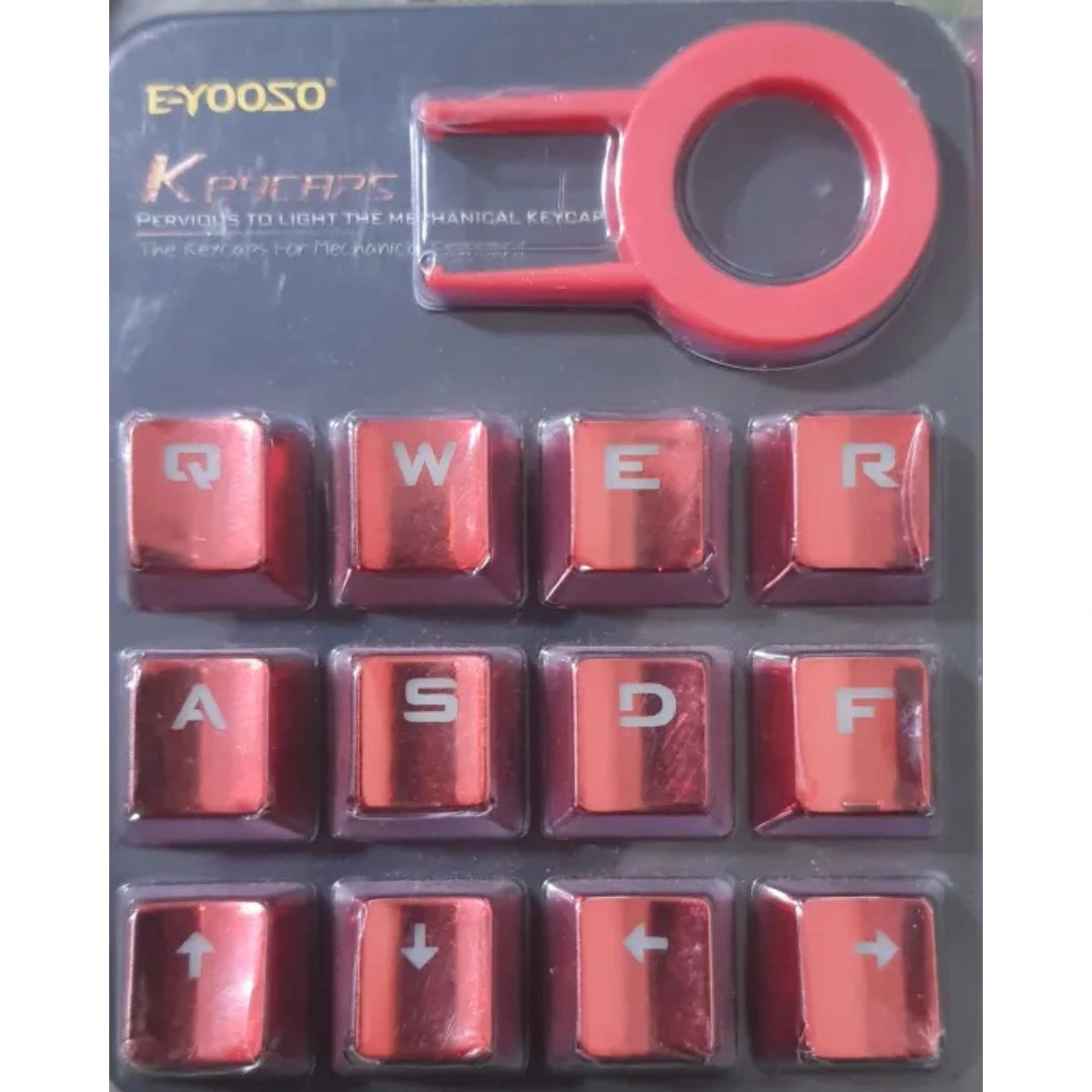 E-YOOSO 12Pcs PBT Metal Keycaps for Mechanical Keyboard - Image 7