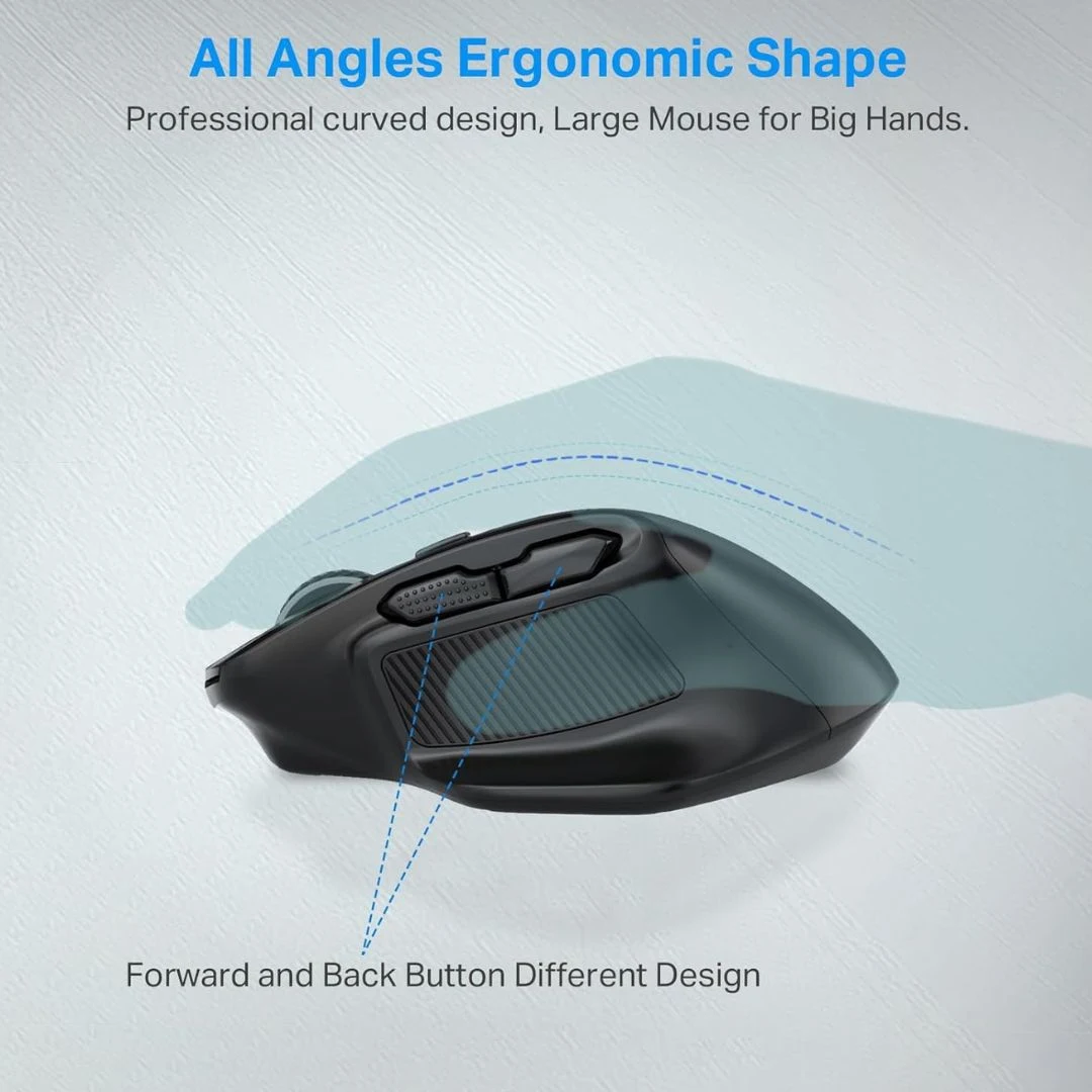 E-YOOSO X-31 Wireless Mouse for Large Hands & DPI Control - Image 3