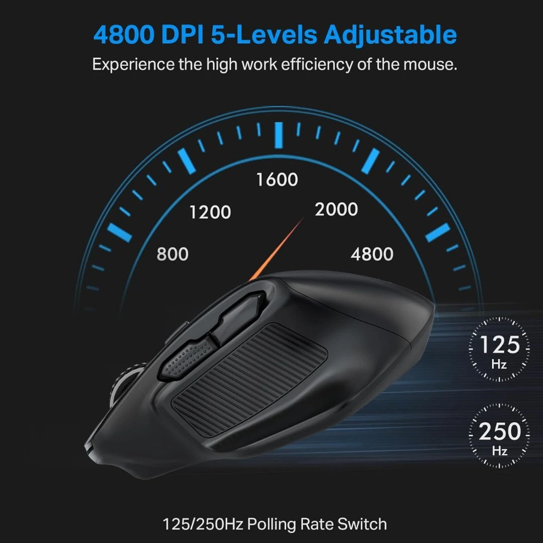 E-YOOSO X-31 Wireless Mouse for Large Hands & DPI Control - Image 5