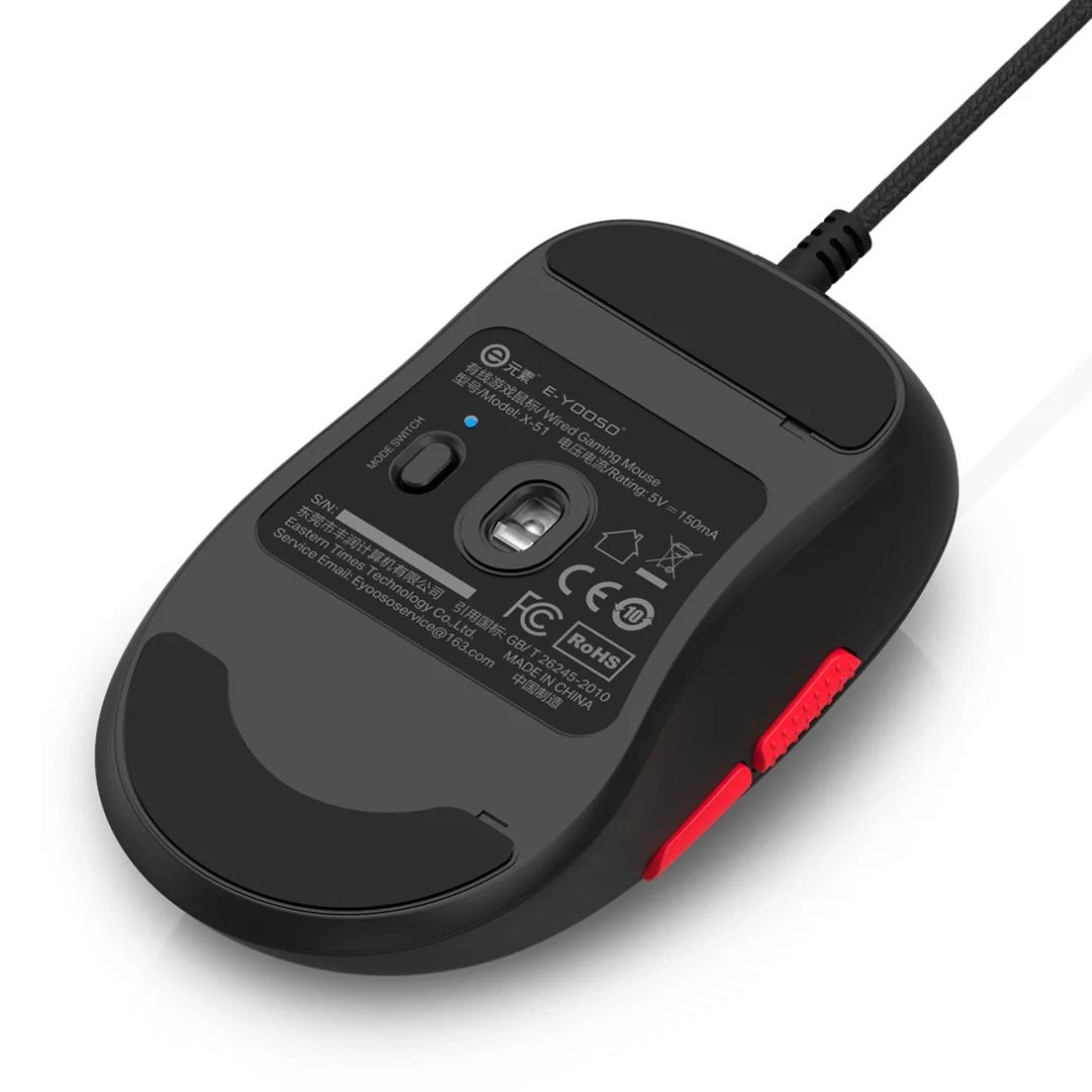 E-YOOSO X-51 Gaming Mouse with Adjustable DPI & Macro - Image 11