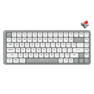 E-YOOSO Z-84 Tri-Mode 84-Keys Mechanical Keyboard White/Grey