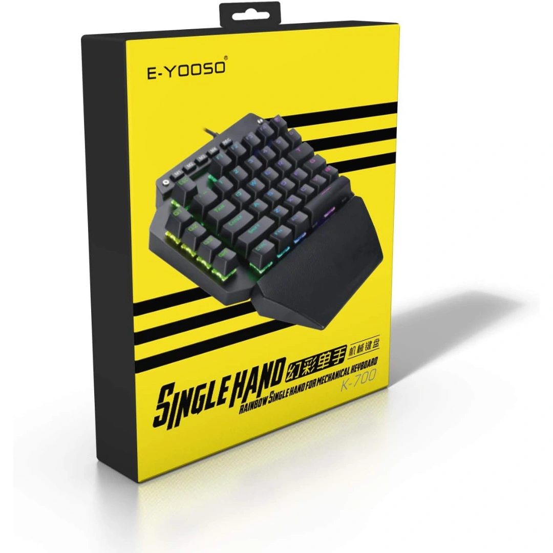 E-YOOSO K-700 44keys One-Handed RGB Mechanical Gaming Keyboard (Brown Switch) - Image 7