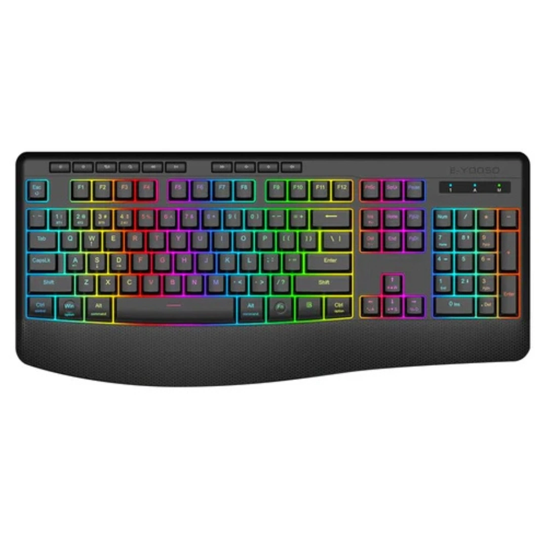 E-YOOSO K-787 Tri-Mode RGB 104 Keys Keyboard (Black) - Image 7
