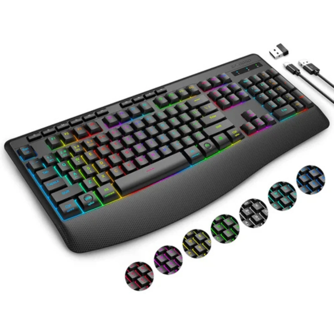 E-YOOSO K-787 Tri-Mode RGB 104 Keys Keyboard (Black) - Image 6