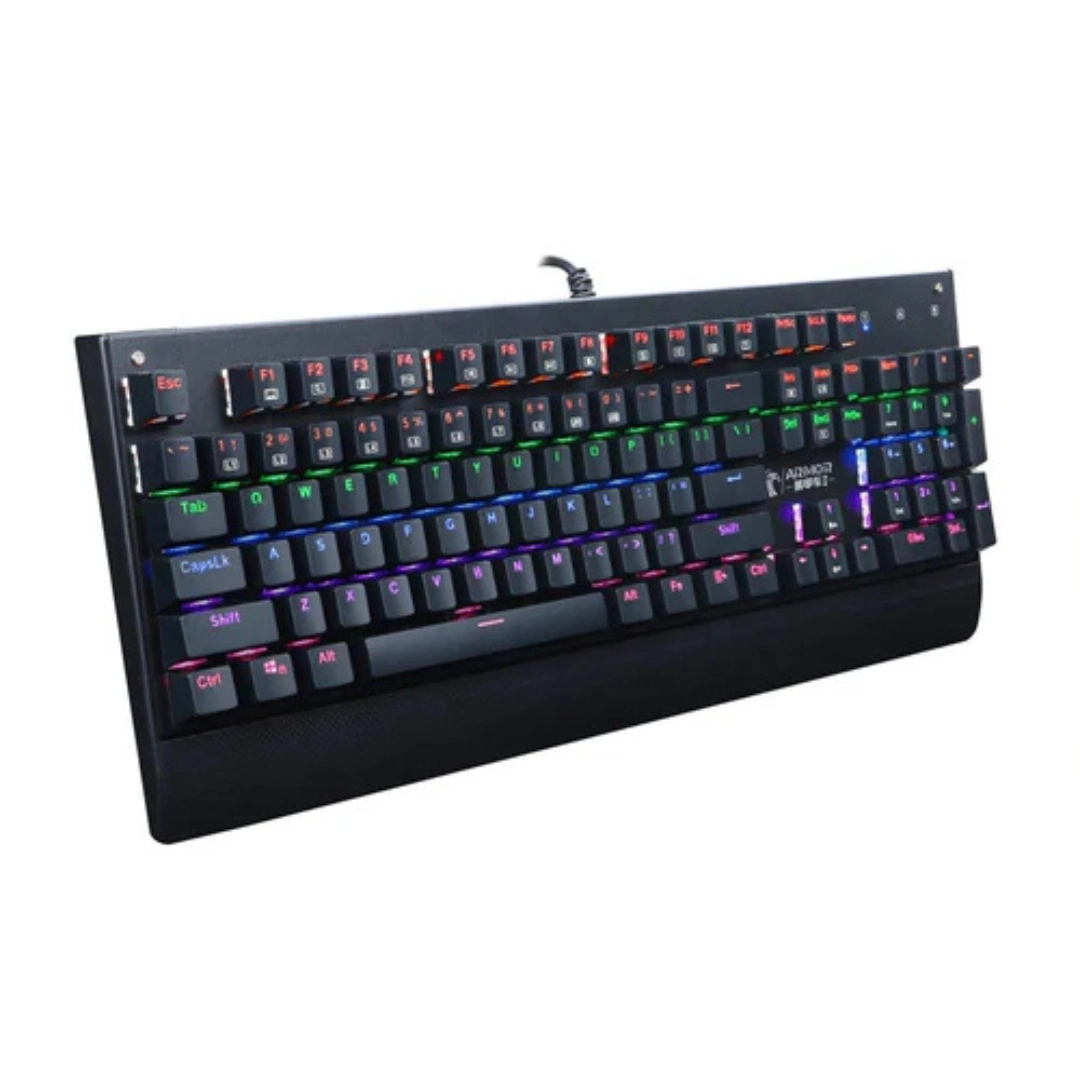 E-Yooso Armor Mechanical Gaming Keyboard Green Switch X-7200 (Black) - Image 3