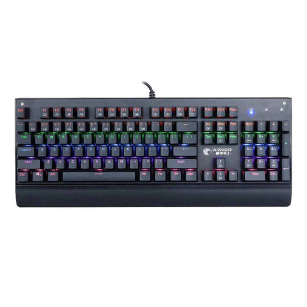 E-Yooso Armor Mechanical Gaming Keyboard Green Switch X-7200 (Black)