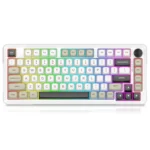 E-Yooso Z-82 RGB 81-Keys Tri-Mode Mechanical Keyboard White/Grey/Black