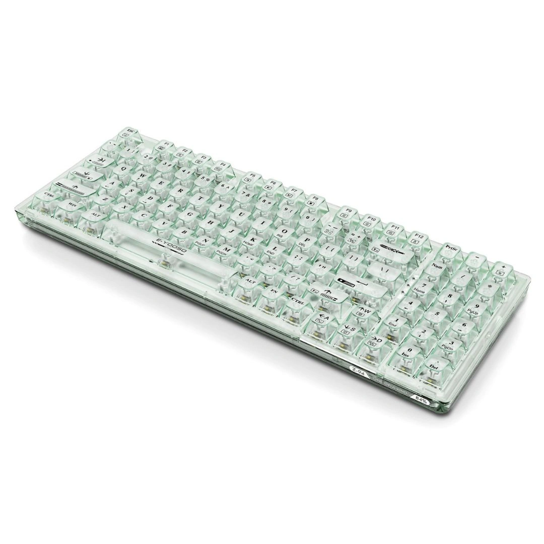 E-YOOSO Z94 94-Key Wired Mechanical Keyboard with Transparent LED Backlit Keys - Image 4