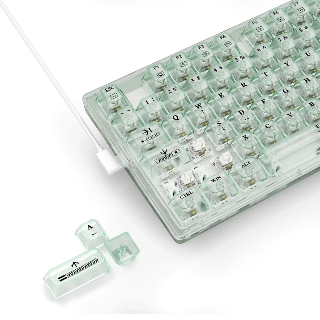 E-YOOSO Z94 94-Key Wired Mechanical Keyboard with Transparent LED Backlit Keys - Image 2