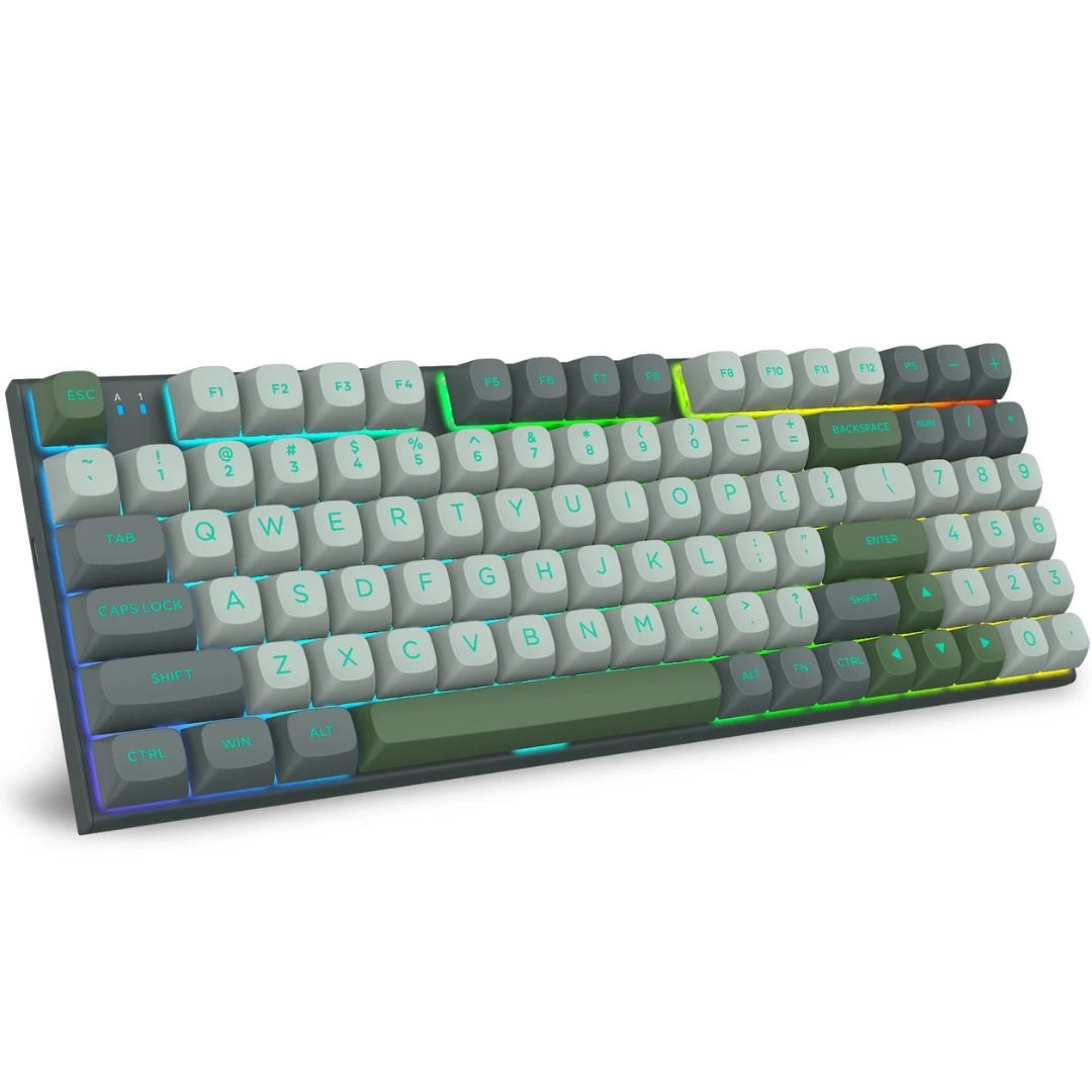 E-YOOSO HZ-94 RGB 94-Keys Wired Hot-Swappable Mechanical Keyboard Grey