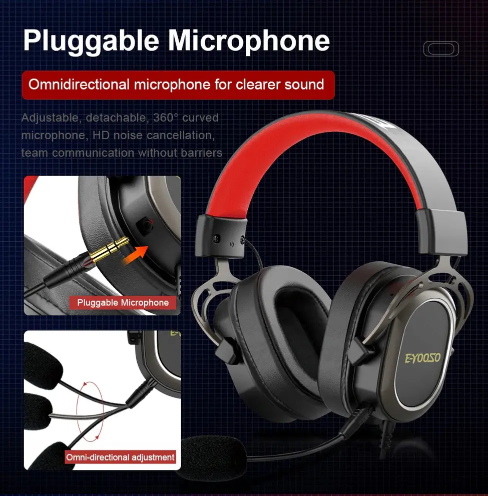 E-YOOSO H2722D Gaming Headphone 3.5mm Surround sound - Image 6