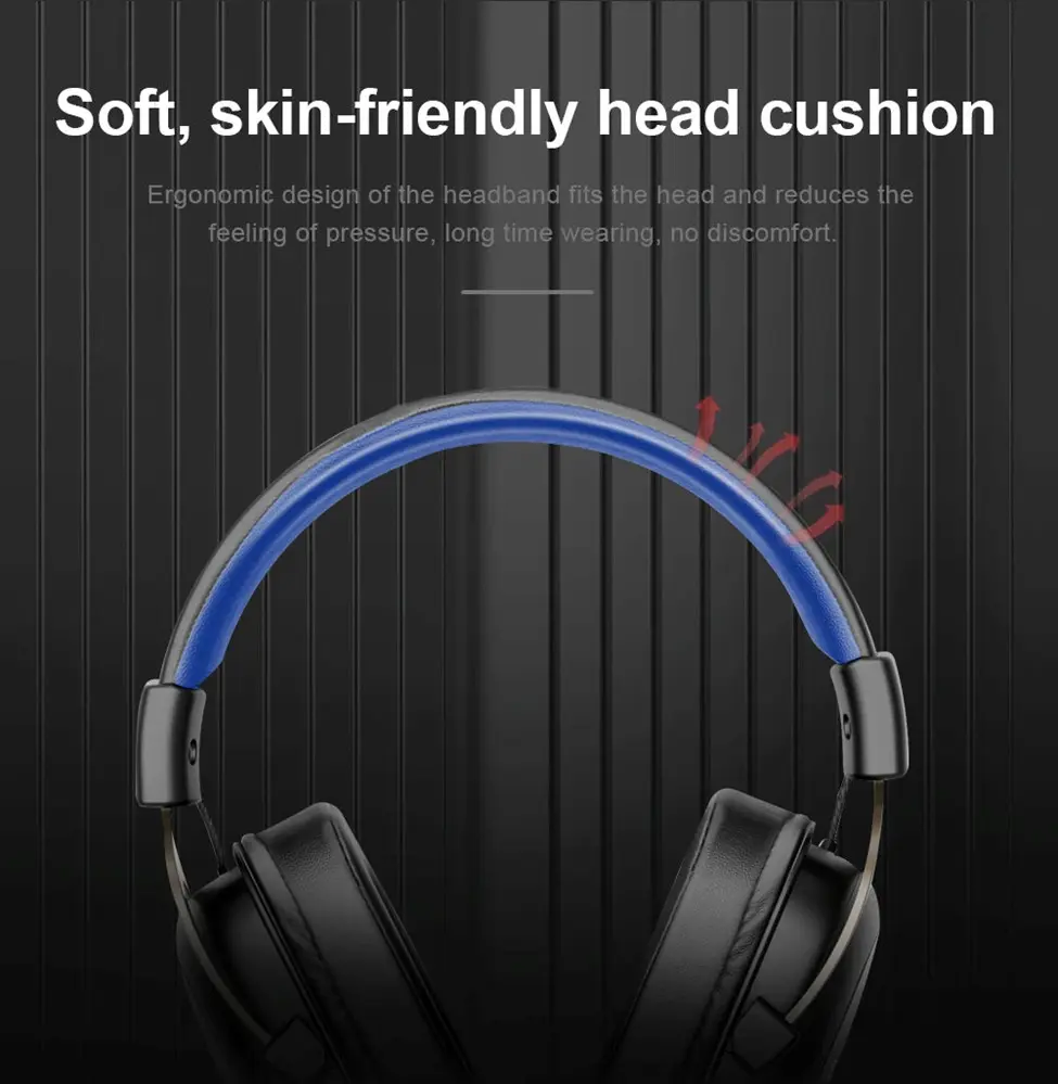 E-Yooso H2828D Gaming Headset (Black) - Image 9