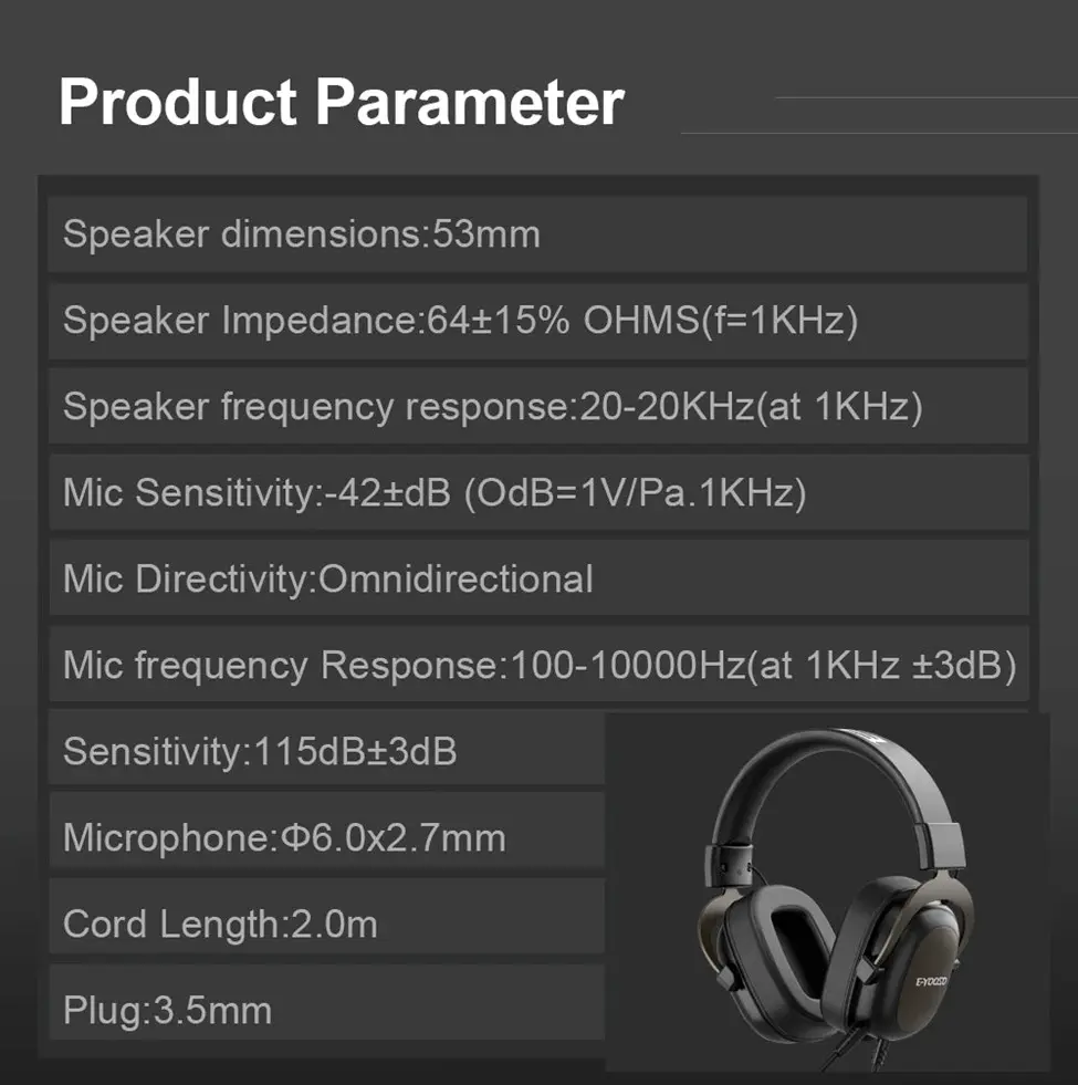 E-Yooso H2828D Gaming Headset (Black) - Image 11